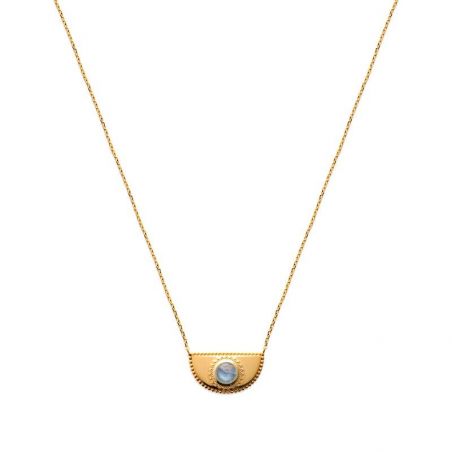 Collier pl-or 750 3mic labradorite