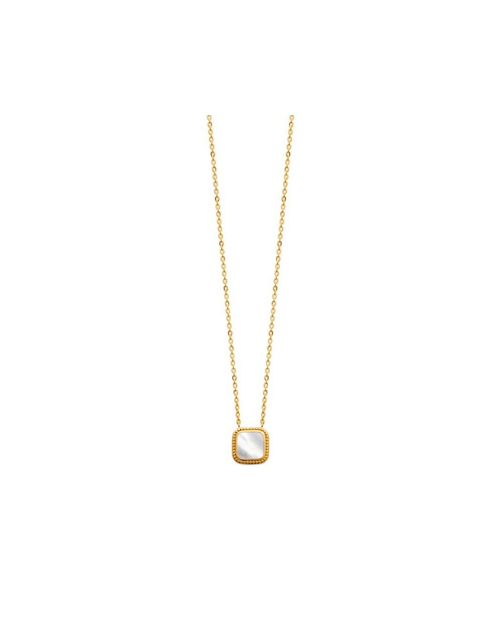 Collier pl-or 750 3mic nacre