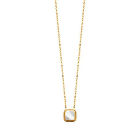 Collier pl-or 750 3mic nacre