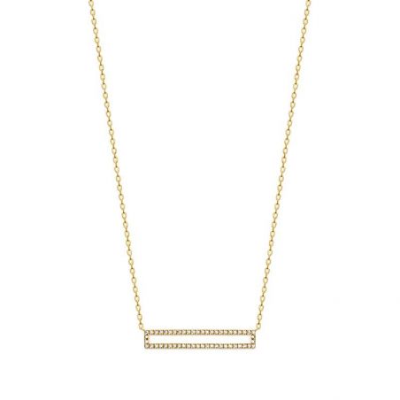 Collier pl-or 750 3mic oz