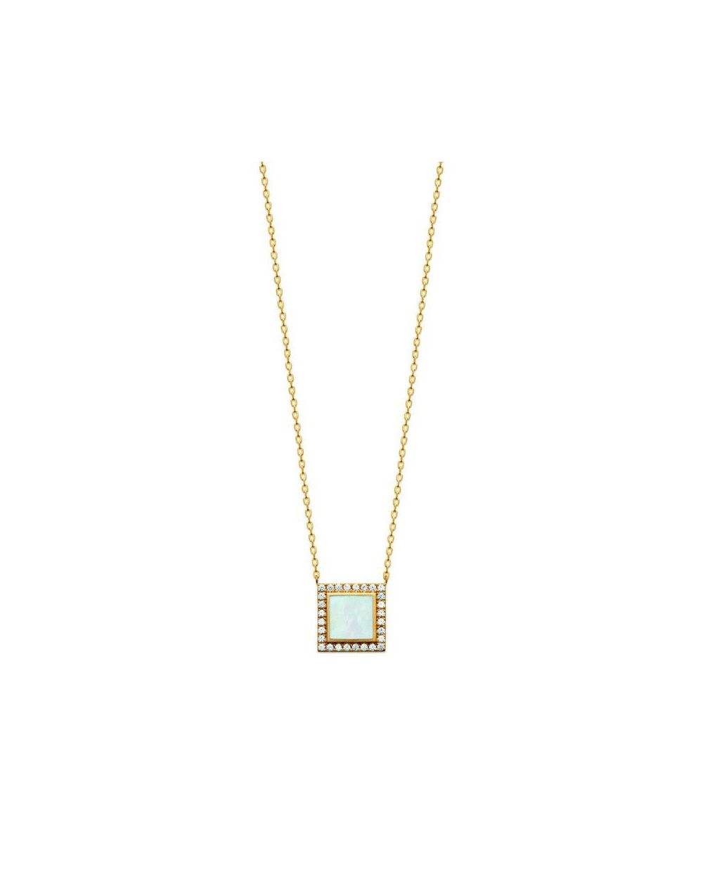 Collier pl-or 750 3mic nacre oz