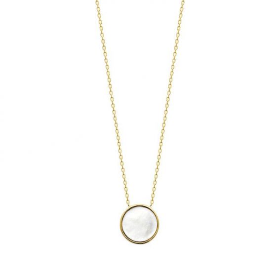 Collier pl-or 750 3mic nacre