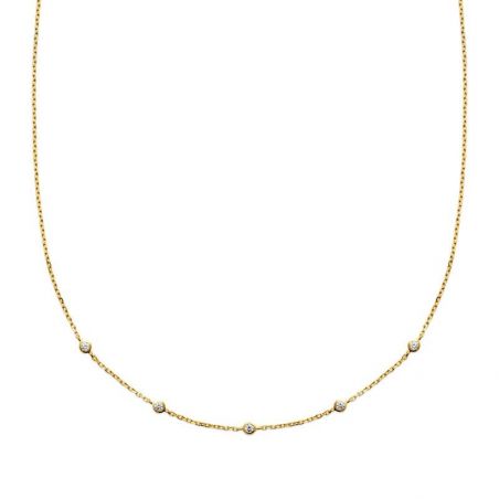 Collier pl-or 750 3mic oz