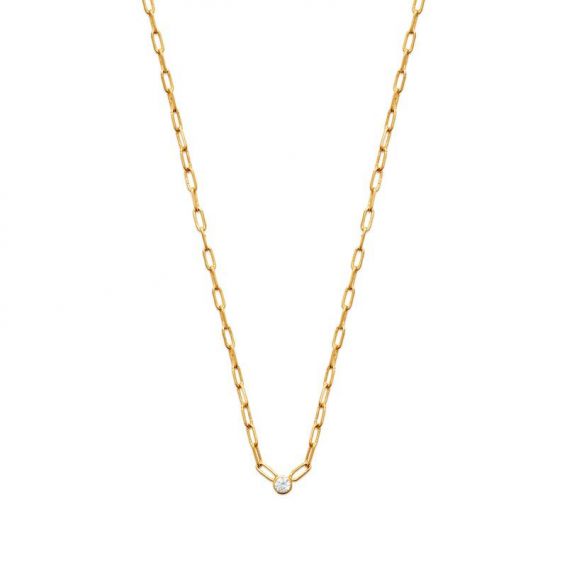 Collier pl-or 750 3mic oz