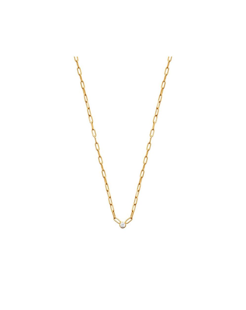 Collier pl-or 750 3mic oz