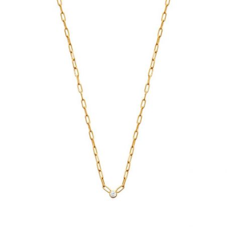 Collier pl-or 750 3mic oz