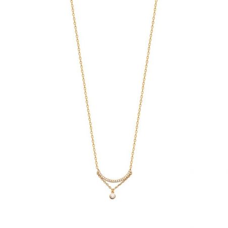 Collier pl-or 750 3mic oz