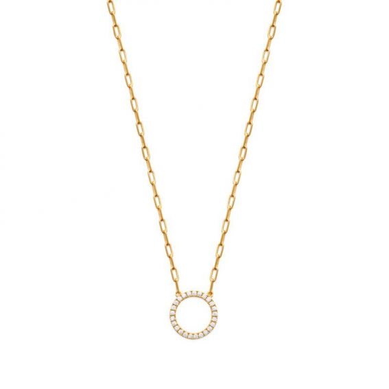 Collier pl-or 750 3mic oz