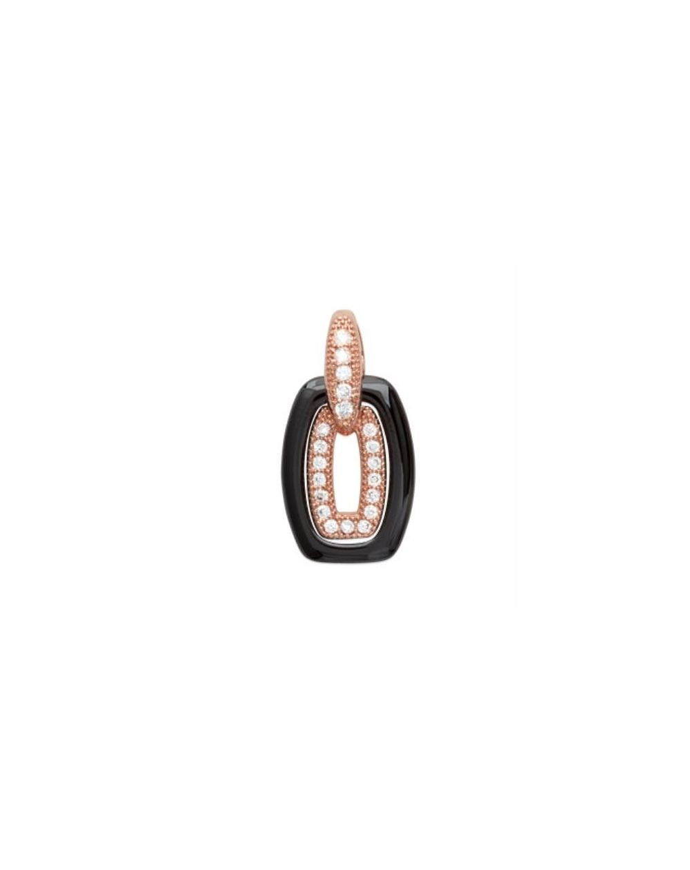 Pendentif pl-or 750 3mic rose oz microserti