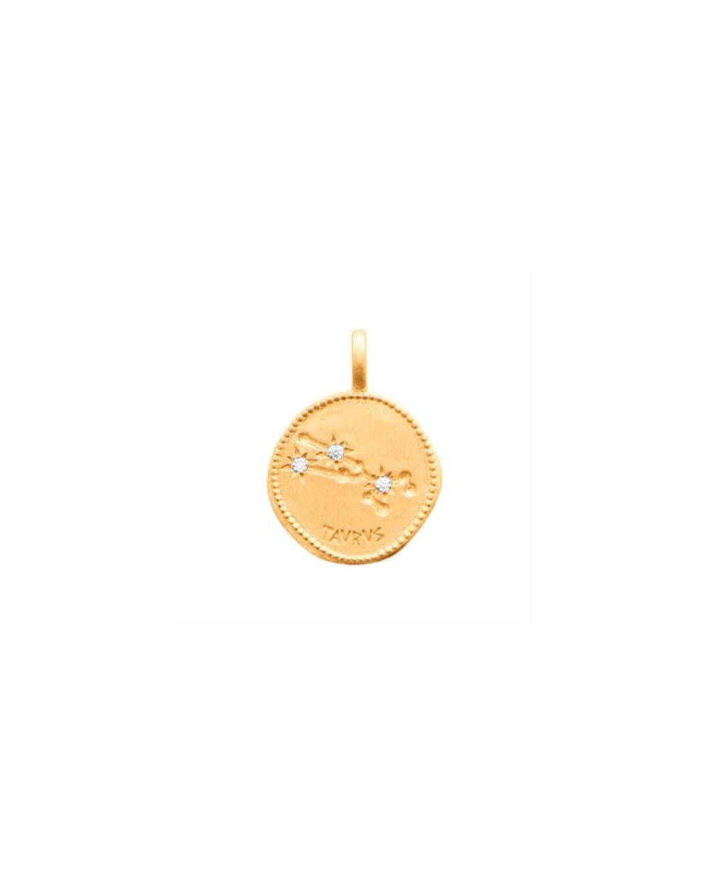 Pendentif pl-or 750 3mic oz taureau