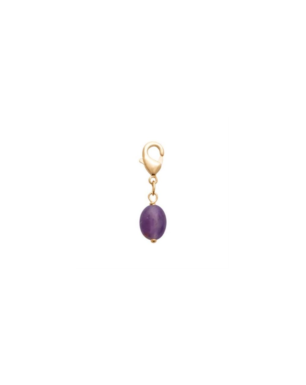 Pendentif pl-or 750 3mic amethyste