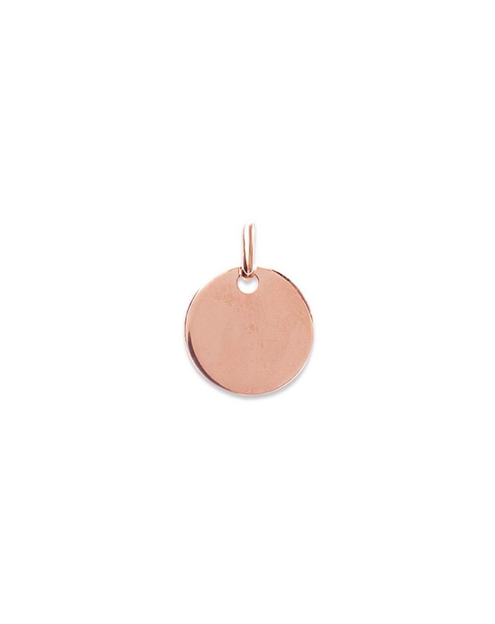 Pendentif pl-or 750 3mic rose