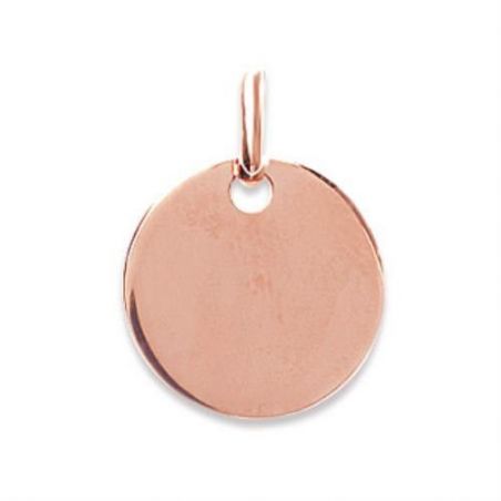 Pendentif pl-or 750 3mic rose