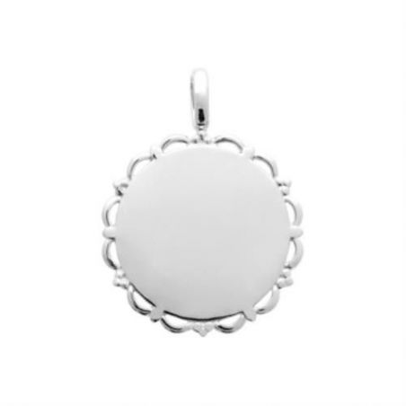 Pendentif argent 925 rhodie