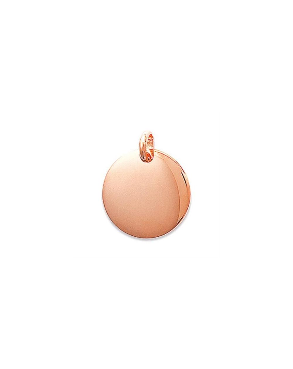 Pendentif pl-or 750 3mic rose