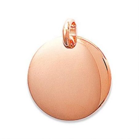 Pendentif pl-or 750 3mic rose