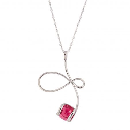 ovale Swarovski munt kristal ketting