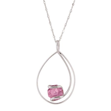 Collier Andrea Marazzini - Cristal Swarovski Octagon Antique Pink