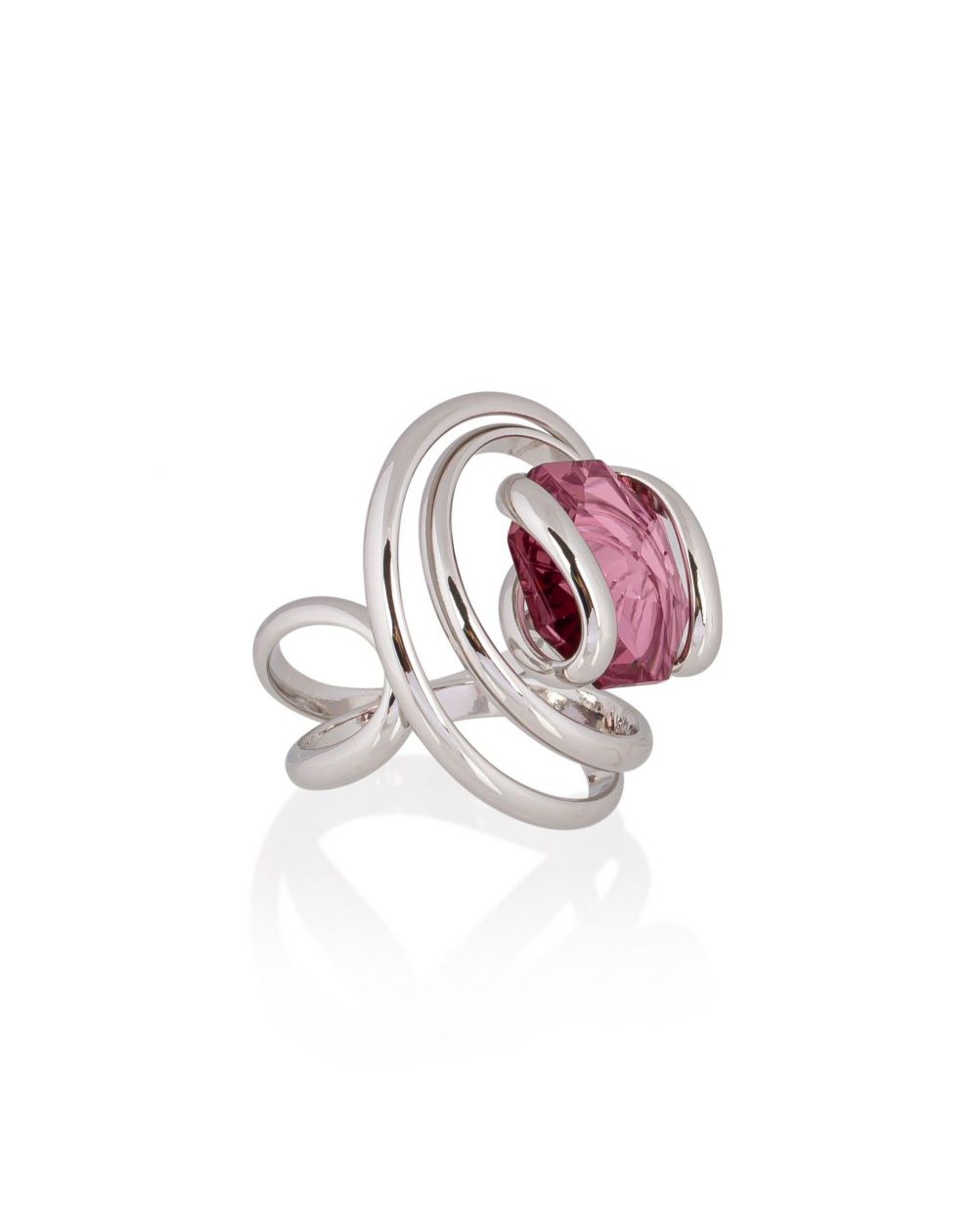 Andrea Marazzini - Bague cristal Swarovski Octagon Antique Pink