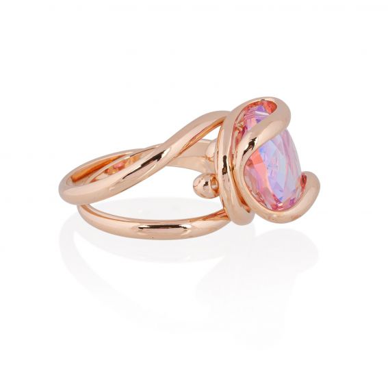 Andrea Marazzini - Bague cristal Swarovski Rose Gold Cherry Rose