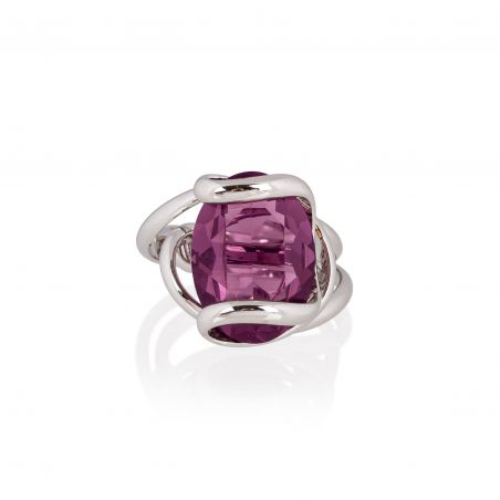 Andrea Marazzini - Bague cristal Swarovski Ovale Amethist