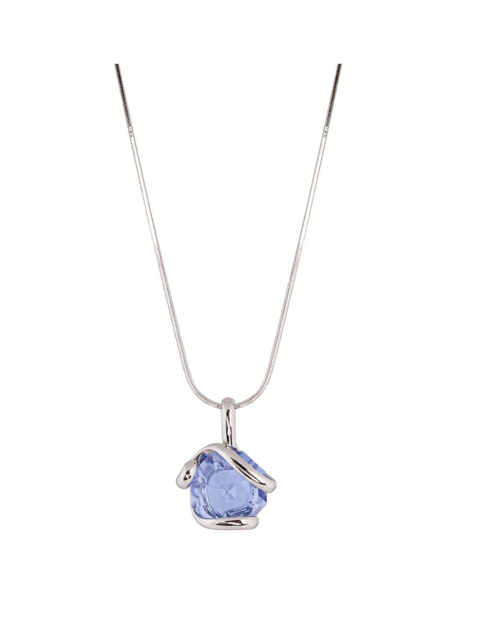 ovale Swarovski munt kristal ketting