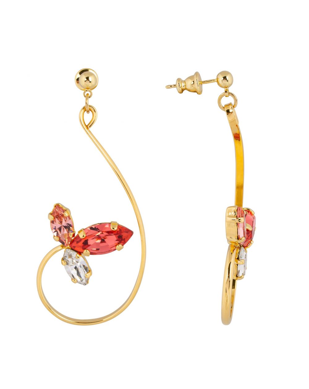 Boucles d'oreille Andrea Marazzini - Rose Peach Printemps