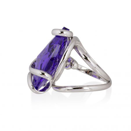 Andrea Marazzini - Bague cristal Swarovski Drop Violet