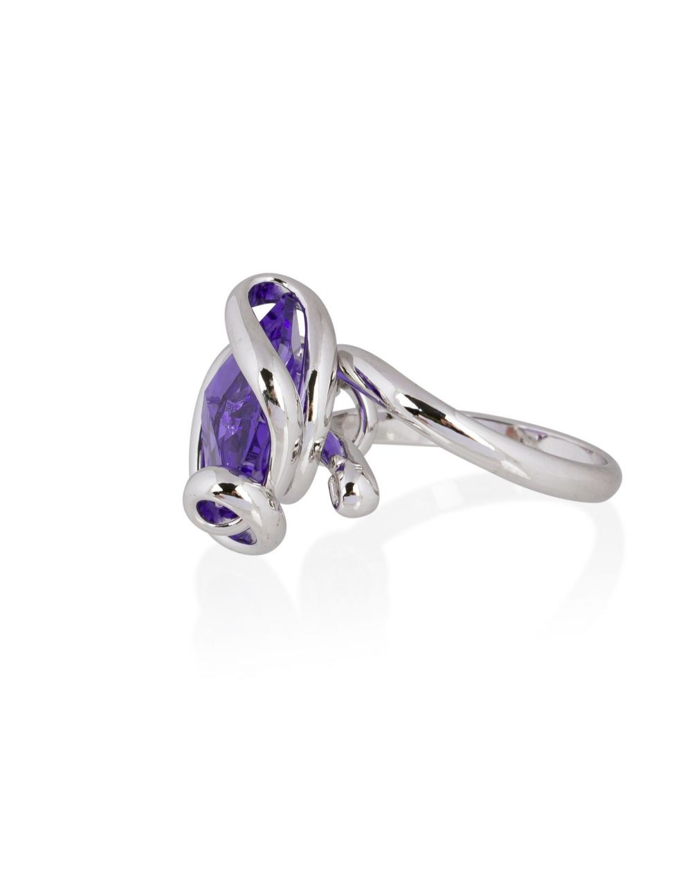 Andrea Marazzini - Bague cristal Swarovski Octagon Violet