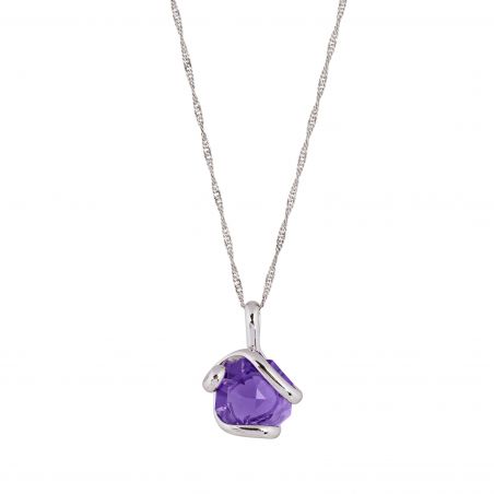 Collier Andrea Marazzini - Cristal Swarovski Octagon Violet