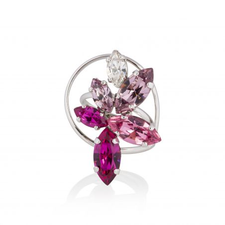 Andrea Marazzini - Bague cristal Swarovski Navette F64 Flora EVE3