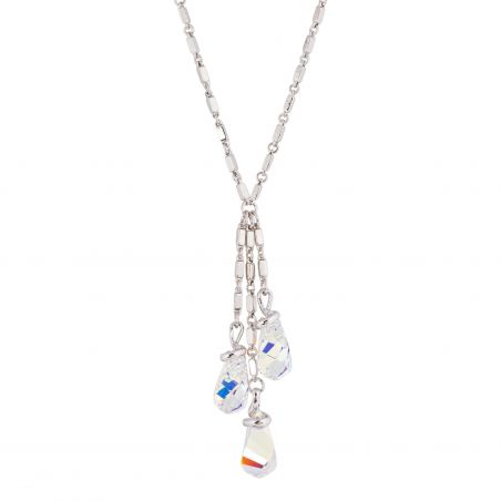 ovale Swarovski munt kristal ketting