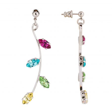 Boucles d'oreilles Andrea Marazzini - Cristal Swarovski Navette F43 Rio Longues