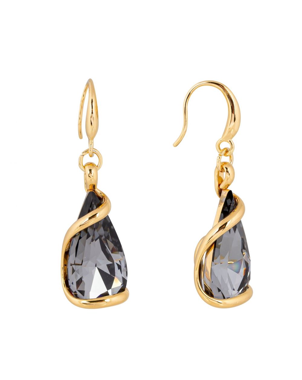 Boucles d'oreilles Andrea Marazzini - Cristal Swarovski Florence Silver Night