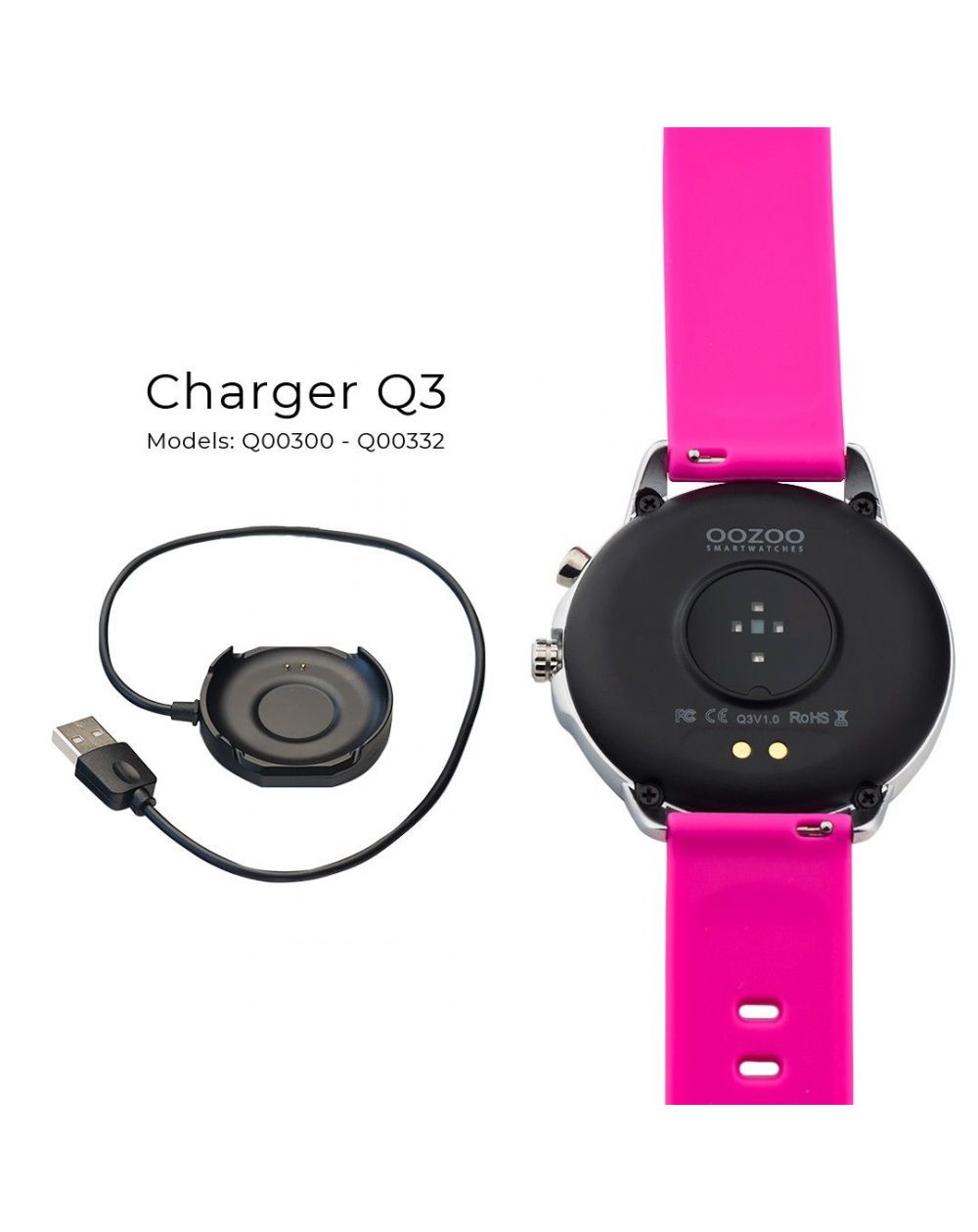 Chargeur Oozoo connectée Q00300-Q00332 - Marque Oozoo