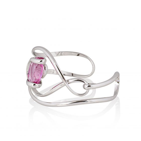 Andrea Marazzini bijoux - Bracelet cristal Swarovski Ovale Fuchsia BR2