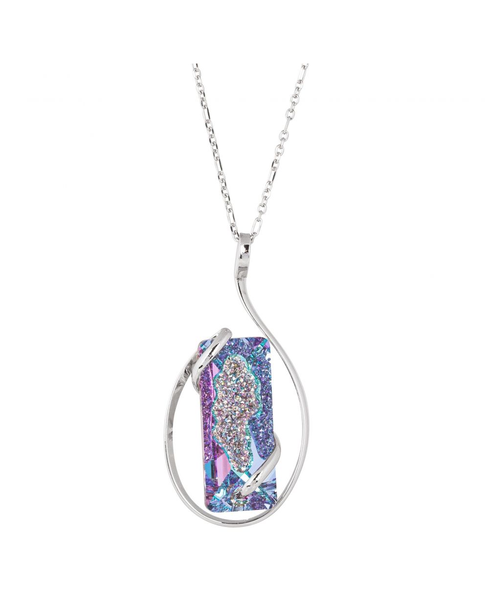 Collier Andrea Marazzini - Cristal Swarovski Big Moondust Vitral Light