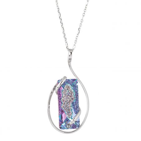 Collier Andrea Marazzini - Cristal Swarovski Big Moondust Vitral Light