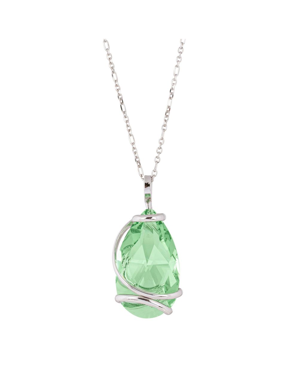 Collier Andrea Marazzini - Cristal Swarovski Big Drop Peridot