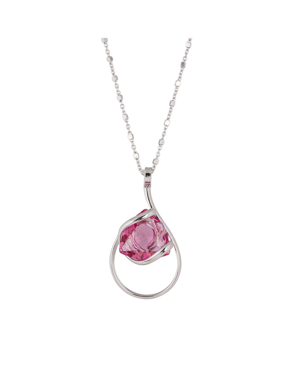 Collier Andrea Marazzini - Cristal Swarovski Felina Fuchsia