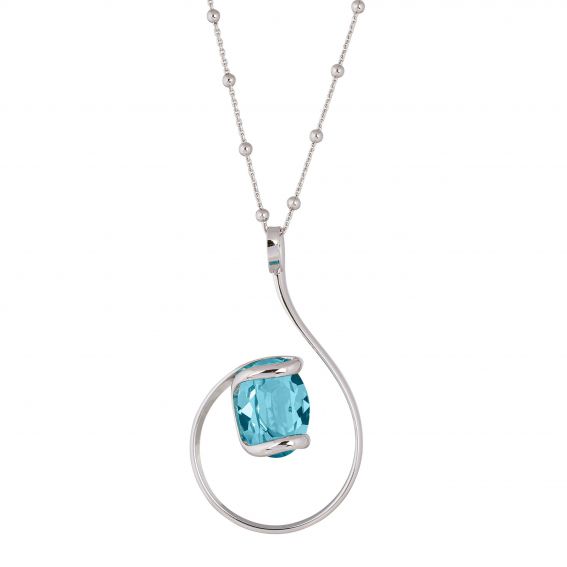 Collier Andrea Marazzini - Cristal Swarovski Ovale Light Turquoise