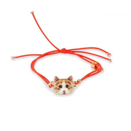 Armband 7bis lolcat - Roze kat