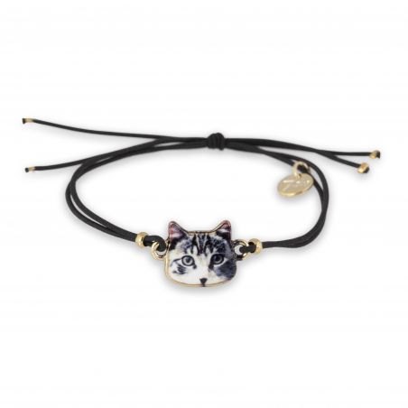 Armband 7bis lolcat - Roze kat