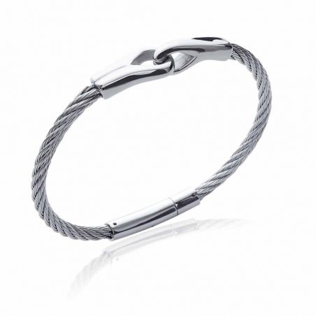 Jonc acier homme - Bracelet pour homme