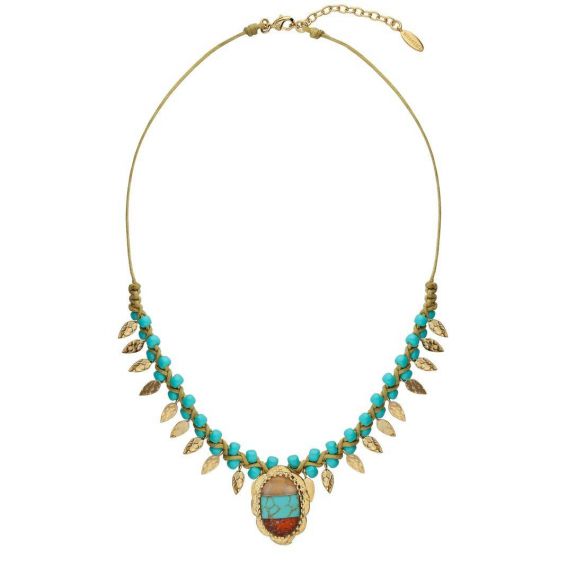 Collier Hipanema Chetumal Turquoise - Bijoux de marque Hipanema