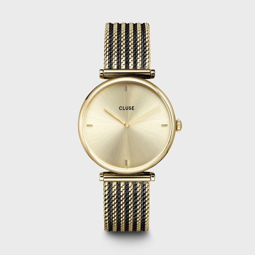 Cluse watch triumph mesh full gold