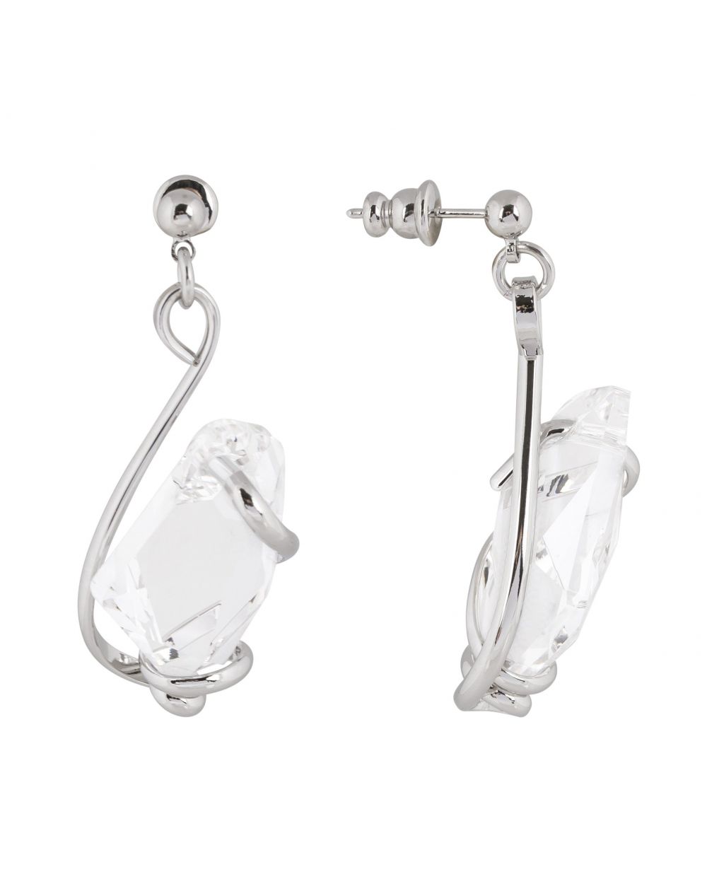 Boucles d'oreilles Andrea Marazzini - Cristal Swarovski Galactic Crystal Courtes