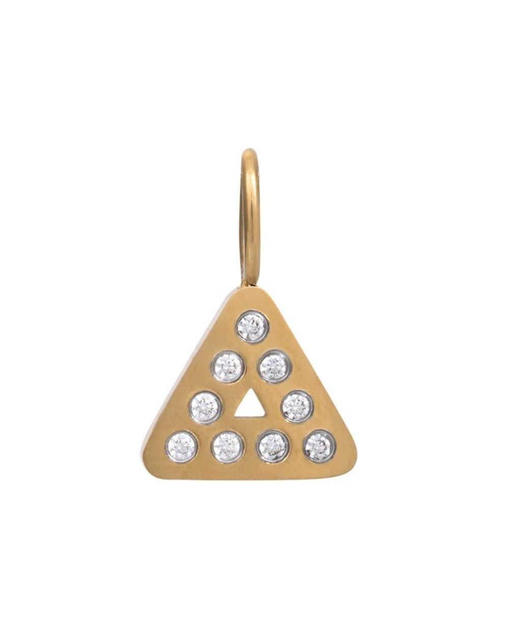 Charm iXXXi Design Triangle doré | Pendentif de la marque iXXXi