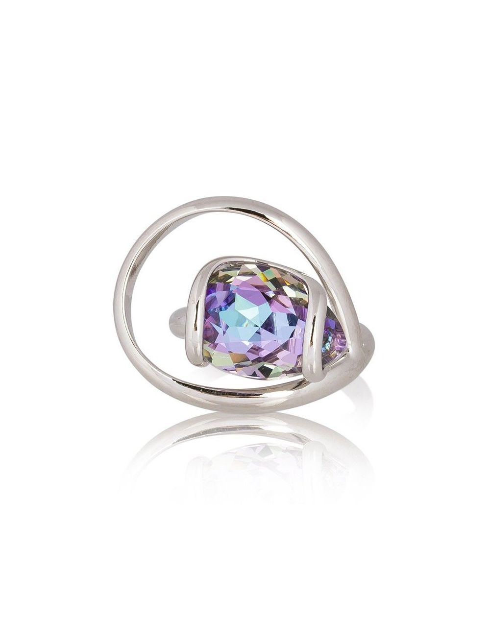 Ring Marazzini Swarovski Kristal Ovaal Licht Turkoois