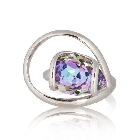 Ring Marazzini Swarovski Kristal Ovaal Licht Turkoois